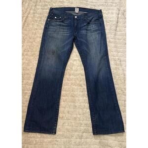 True Religion Y2K Black Cornell straight jeans Size 38